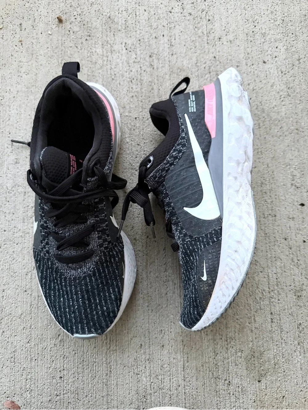 Nike Men's React Infinity Run Flyknit 3 Sneakers Size 9.5